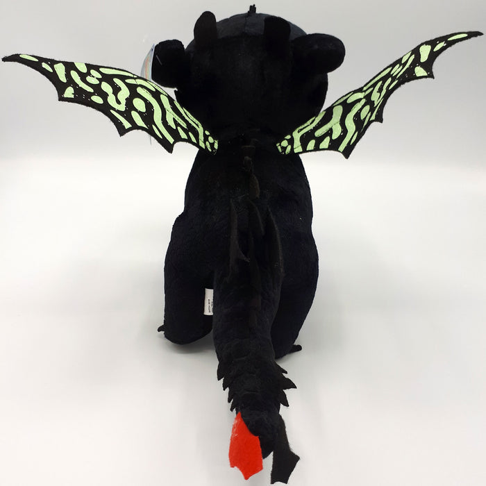 How to train your Dragon 3 / Hoe tem je een Draak 3 - Knuffel - Tandloos / Toothless - "Met echte Glow in the Dark" - 44 cm