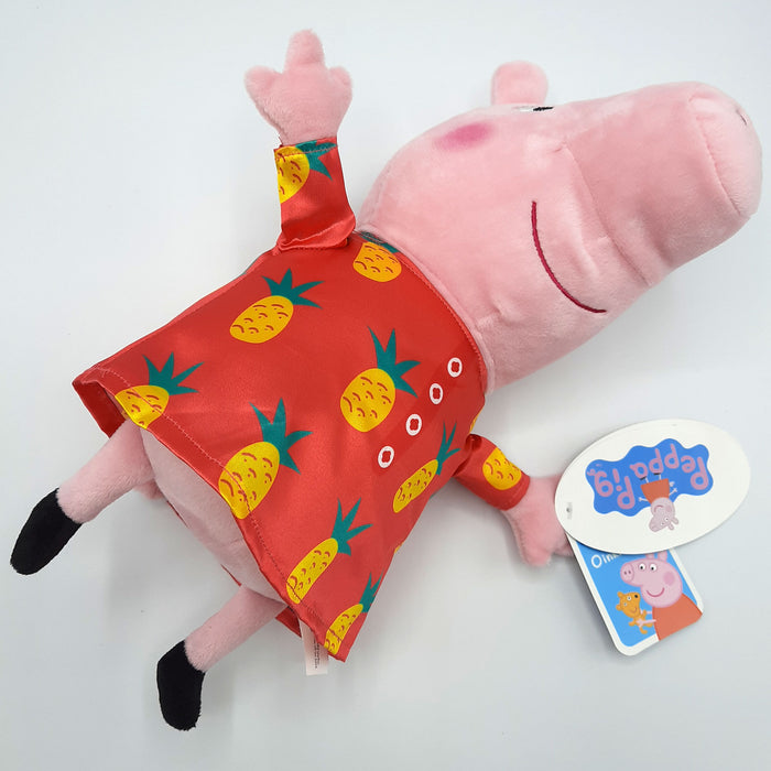Peppa Pig - Peppa Big - Knuffel - Varken - Ananas Print - 31 cm