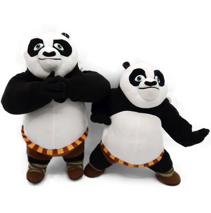 Kung Fu Panda - Master Po - Vuisten ballend - Pluche Knuffel - 32 cm