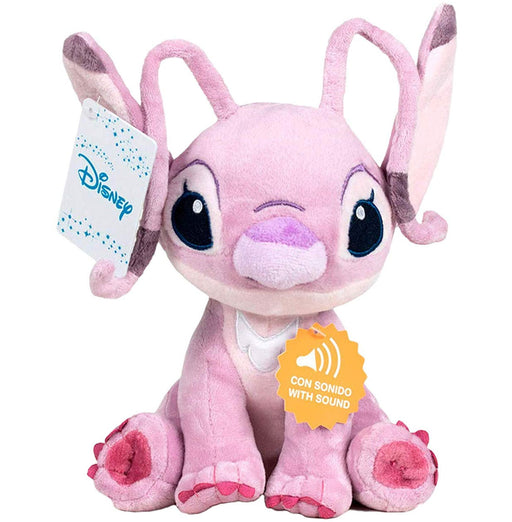 Lilo en Stitch - Knuffel - Angel Disney - Pluche - Met Geluid - 30 cm