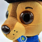 TY PAW Patrol knuffel Chase, 24 cm met glitter ogen