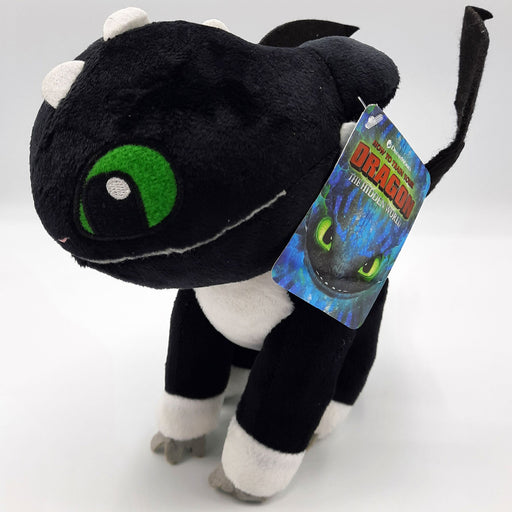 How to train your Dragon / Hoe tem je een Draak - Baby Tandloos / Toothless (Groene Ogen) - Pluche Knuffel - 31 cm