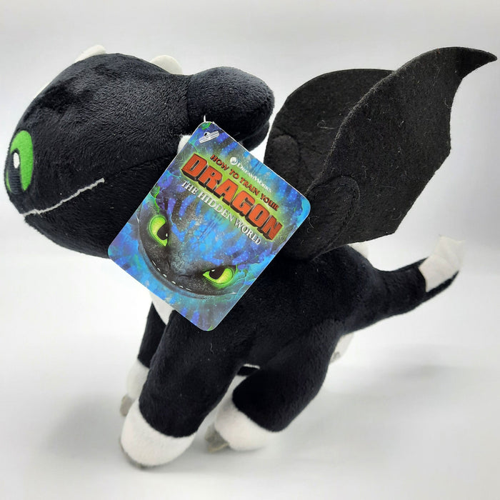 How to train your Dragon / Hoe tem je een Draak - Baby Tandloos / Toothless (Groene Ogen) - Pluche Knuffel - 31 cm