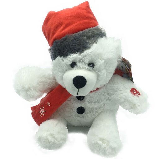 Sunkid - Kerst - Knuffelbeer - Beer - Pluche - Knuffel - Met Verlichting - 25 cm
