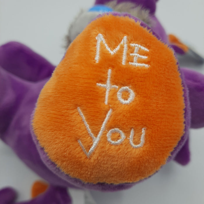 Me To You - Knuffelbeer - Dinosaurus (Paars) - Knuffel - Pluche - 20 cm