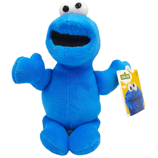 Sesamstraat - Koekiemonster - Knuffel - Cookie Monster - Blauw - 20 cm