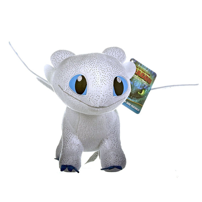Hoe Tem Je Jouw Draak / How To Train Your Dragon - Light Fury / Helleveeg - Knuffel Pluche - 37 cm