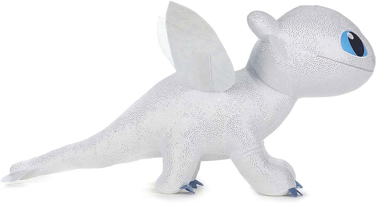 Hoe Tem Je Jouw Draak / How To Train Your Dragon - Light Fury / Helleveeg - Knuffel Pluche - 37 cm