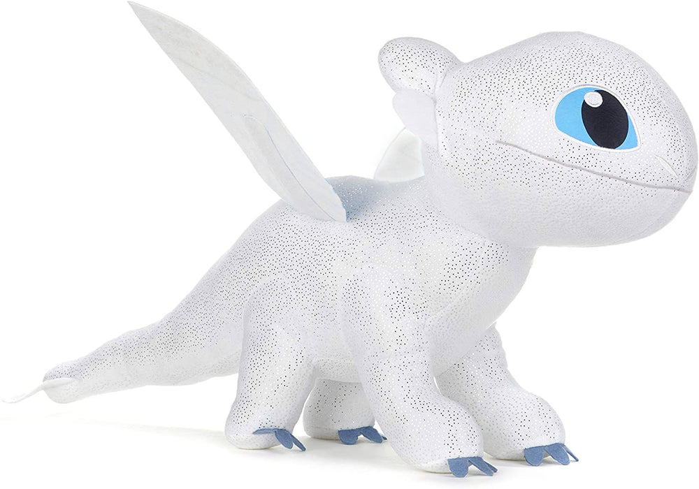 Hoe Tem Je Jouw Draak / How To Train Your Dragon - Light Fury / Helleveeg - Knuffel Pluche - 37 cm