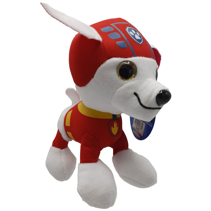 PAW Patrol - Knuffel - Hond - Marshall - Pluche - Glitter Ogen - Nickelodeon - 25 cm