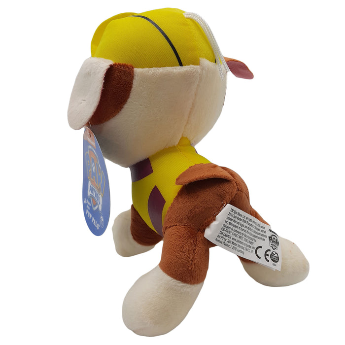 PAW Patrol - Knuffel - Hond - Rubble - Pluche - Glitter Ogen - Nickelodeon - 25 cm