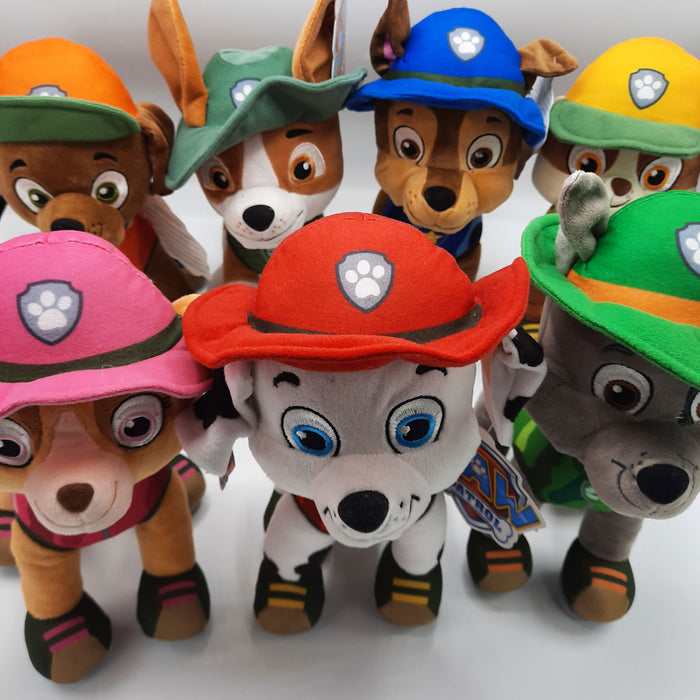 PAW Patrol - Chase - Jungle Rescue - Pluche Knuffel - 28 cm