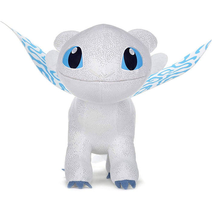 How to train your Dragon 3 / Hoe tem je een Draak 3 - Light Fury Knuffel - "Met echte Glow in the Dark" - 42 cm