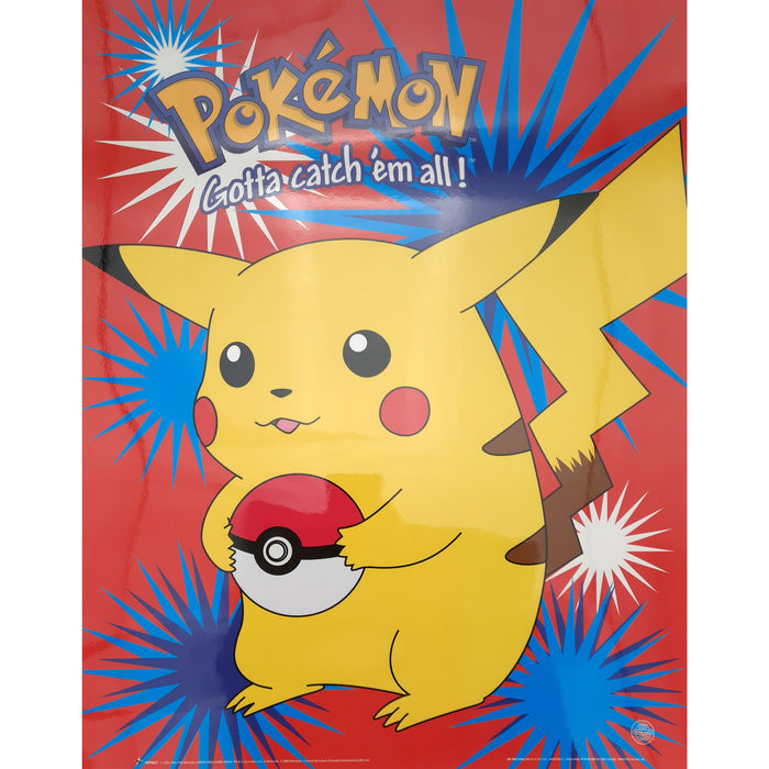 Pokemon - Poster Voordeelset - 3 Posters (50x40 cm) - Geplastificeerd - Kinderkamer - Pikachu - Celebrations - (Versie 2)