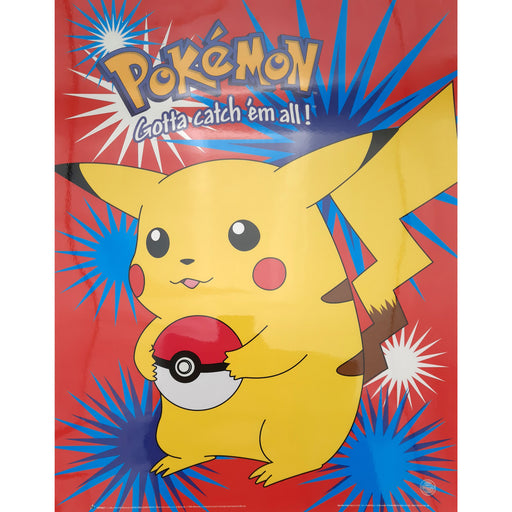Pokemon - Poster Voordeelset - 3 Posters (50x40 cm) - Geplastificeerd - Pikachu - Kinderkamer - (Versie 3)