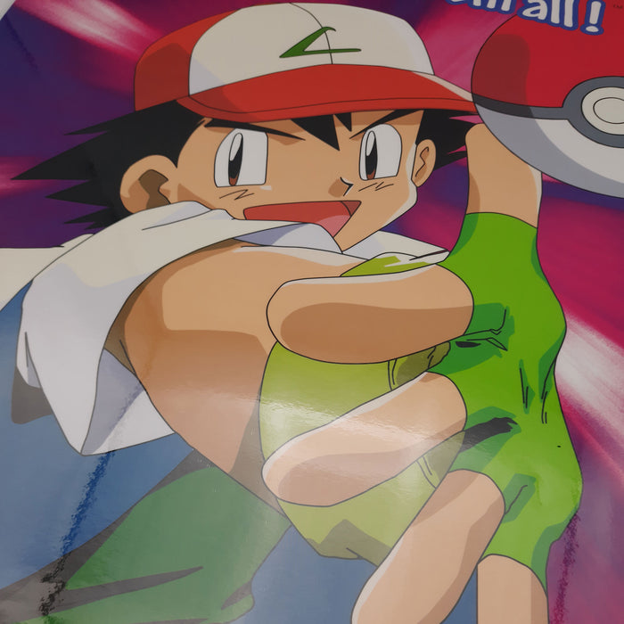 Pokemon - Poster Voordeelset - 3 Posters (50x40 cm) - Geplastificeerd - Pikachu - Kinderkamer - (Versie 1)
