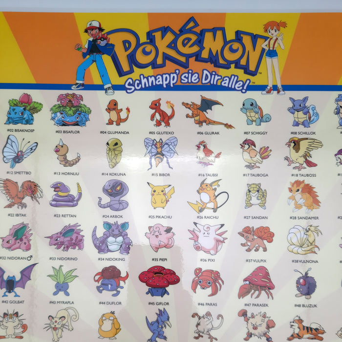 Pokemon - Poster Voordeelset - 3 Posters (50x40 cm) - Geplastificeerd - Kinderkamer - (Versie 6)