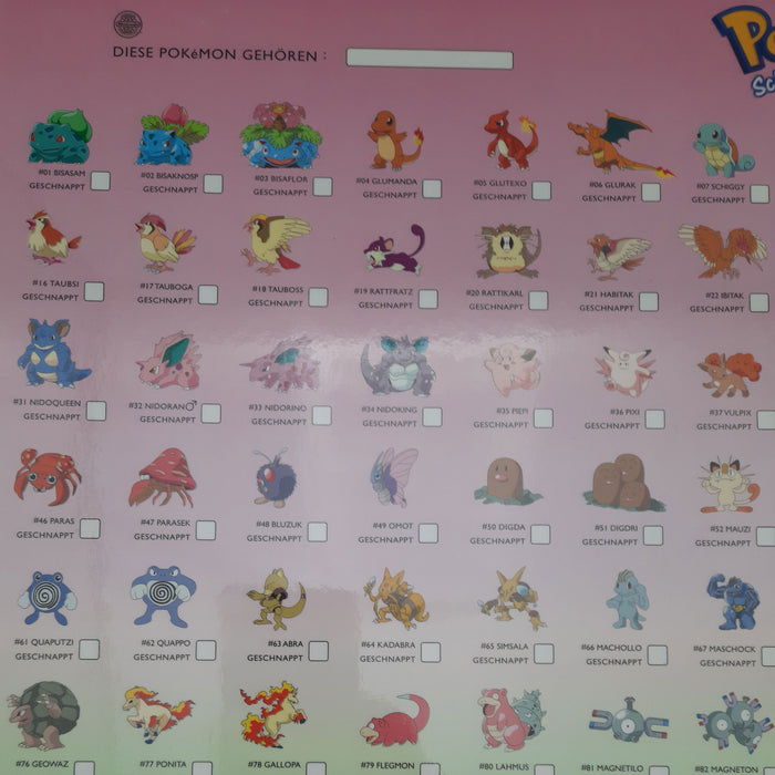 Pokemon - Poster Voordeelset - 3 Posters (50x40 cm) - Mewtu - Mewtwo - Verzamel - Geplastificeerd - Kinderkamer - (Versie 7)