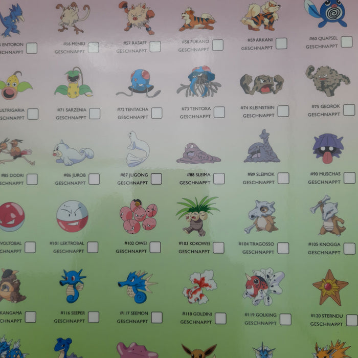 Pokemon - Poster Voordeelset - 3 Posters (50x40 cm) - Mewtu - Mewtwo - Verzamel - Geplastificeerd - Kinderkamer - (Versie 7)