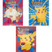 Pokemon - Poster Voordeelset - 3 Posters (50x40 cm) - Geplastificeerd - Kinderkamer - (Versie 8)