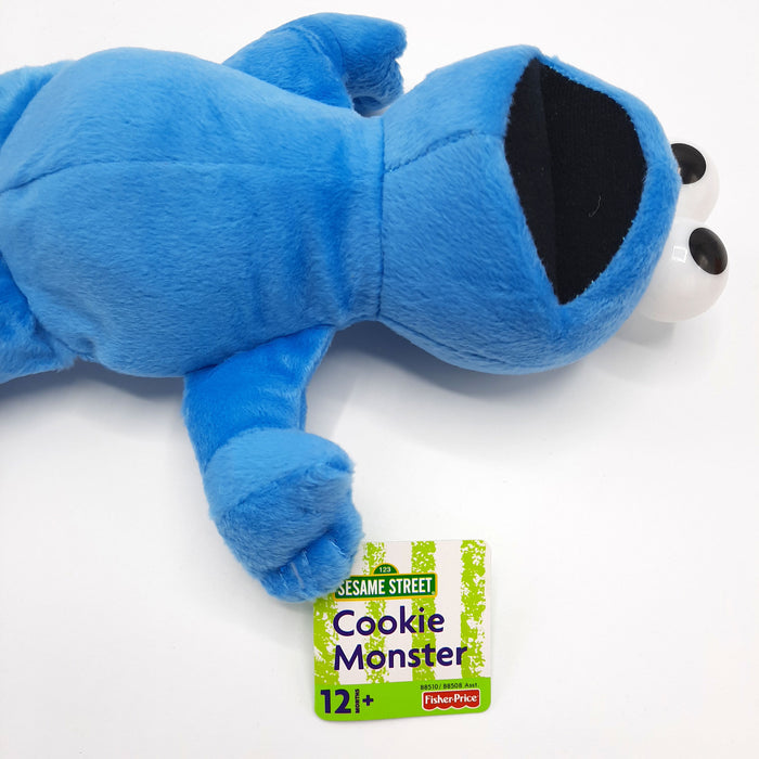 Sesamstraat - Koekiemonster - Knuffel - Cookie Monster - Pluche - Fisher Price -  30 cm