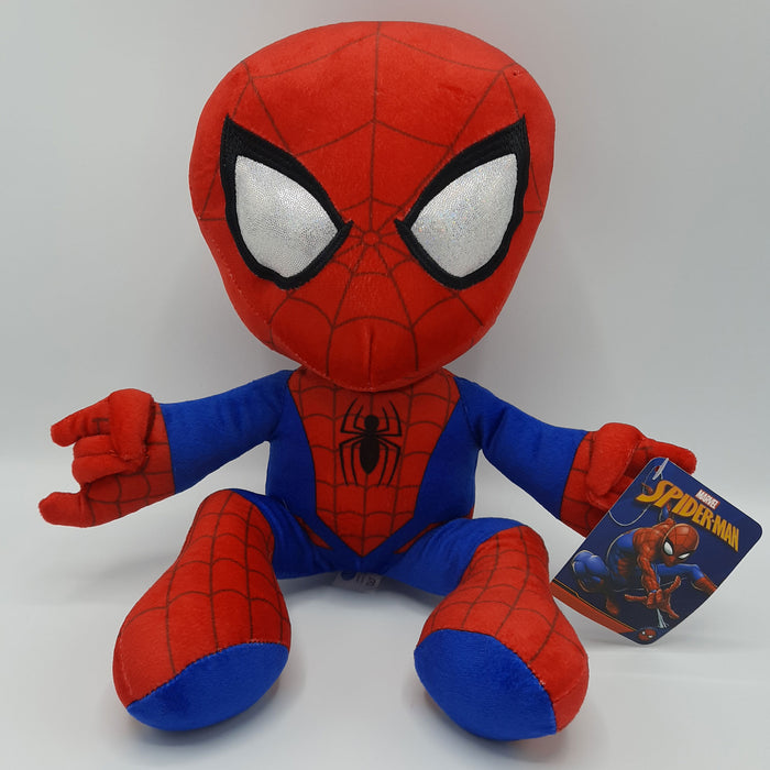 Marvel - Spiderman - Knuffel - Shooting Action (rood/blauw) - 33 cm