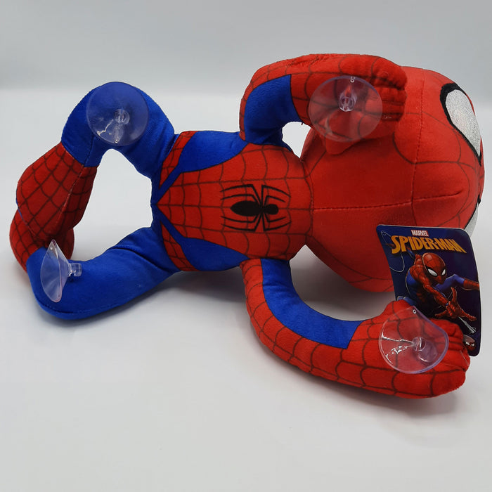 Marvel - Spiderman - Knuffel - Climbing Action + Zuignappen - Spider-Man (31 cm)