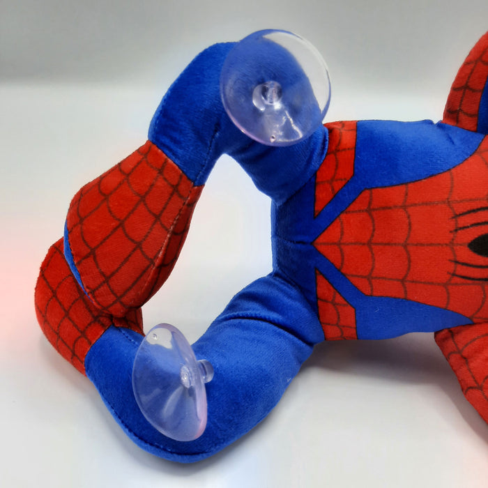 Marvel - Spiderman - Knuffel - Climbing Action + Zuignappen - Spider-Man (31 cm)
