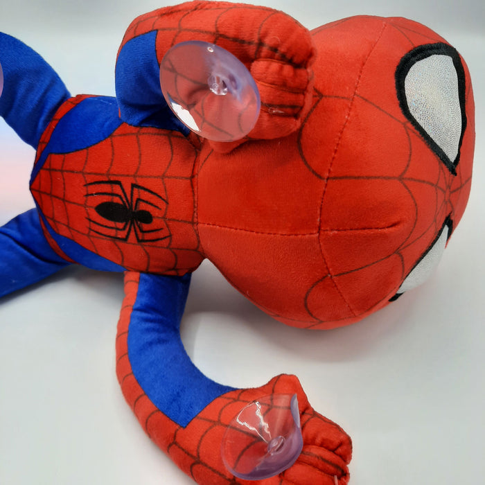 Marvel - Spiderman - Knuffel - Climbing Action + Zuignappen - Spider-Man (31 cm)