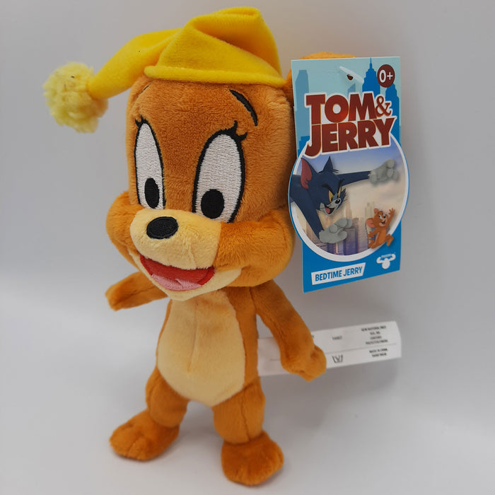 Tom en Jerry - Knuffel Set - Bedtime Jerry + Maestro Tom (18/20 cm)