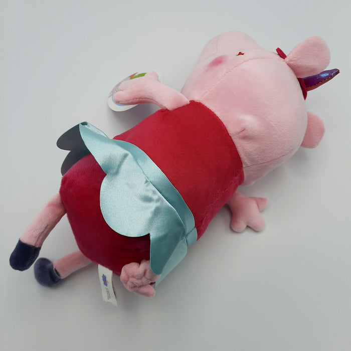 Peppa Pig - Peppa Big - Knuffel - Varken - It's Magic Shirt met Groene Rok - 31 cm