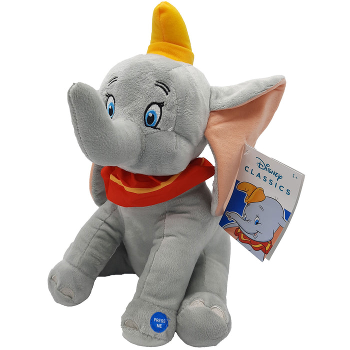 Disney - Dumbo (Dumbo) Elefant - Kuscheltier - Plüsch - Mit Sound - 30 cm