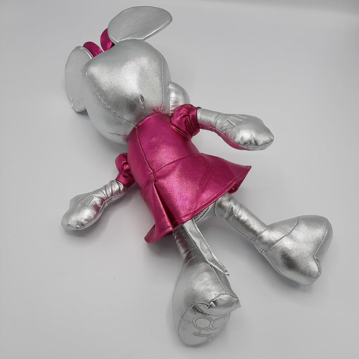 Disney - Minnie Mouse - Stofftier - 100 Jahre - Platinum Silver Mix - Plüsch - 40 cm