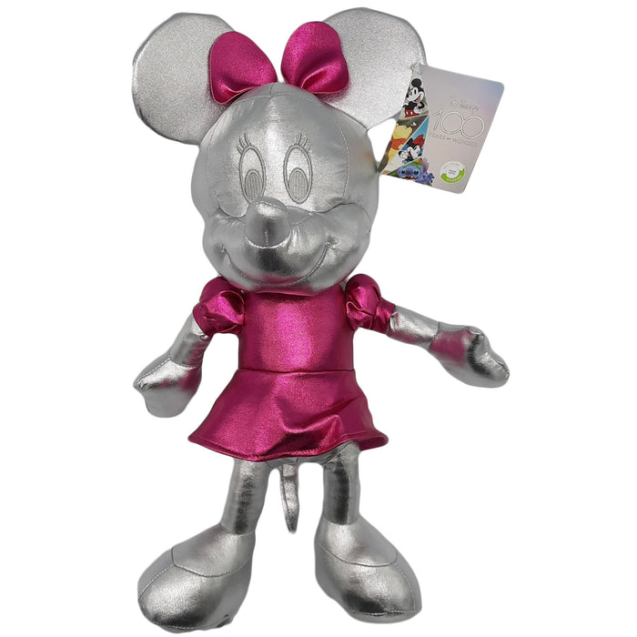 Disney - Minnie Mouse - Knuffel - 100 year - Platinum Silver Mix - Pluche - 40 cm