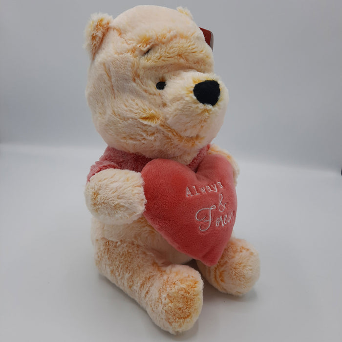 Disney Winnie The Pooh / Winnie De Poeh - Beer met Hart - Pluche Liefdes Knuffel - Teddybeer - Knuffelbeer - 27 cm