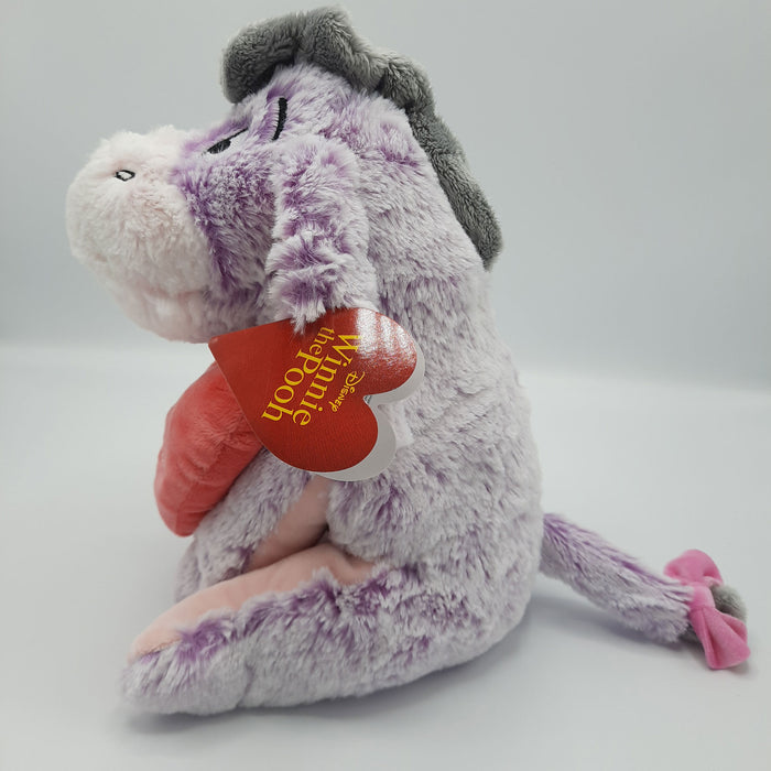 Disney Winnie The Pooh / Winnie De Poeh - Ezel Iejoor met Hart - You make me Smile - Pluche Liefdes Knuffel - 27 cm