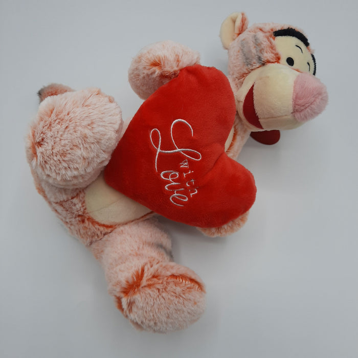 Disney Winnie The Pooh - Tigger - Kuscheltier - Mit Herz - Plüsch - 27 cm