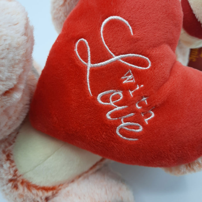 Disney Winnie The Pooh - Tigger - Kuscheltier - Mit Herz - Plüsch - 27 cm