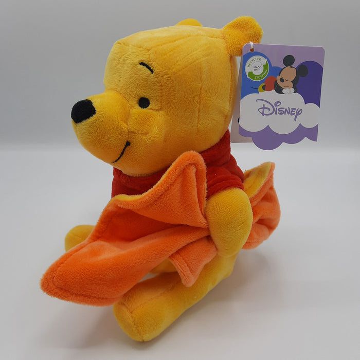 Disney Winnie The Pooh / Winnie De Poeh - Knuffel met Knuffeldoekje - 22 cm