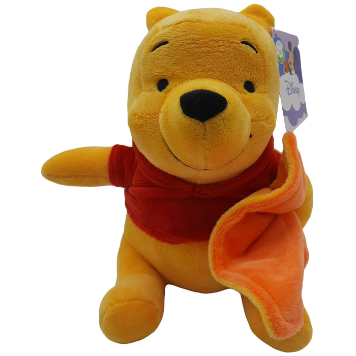 Disney Winnie The Pooh / Winnie De Poeh - Knuffel met Knuffeldoekje - 22 cm