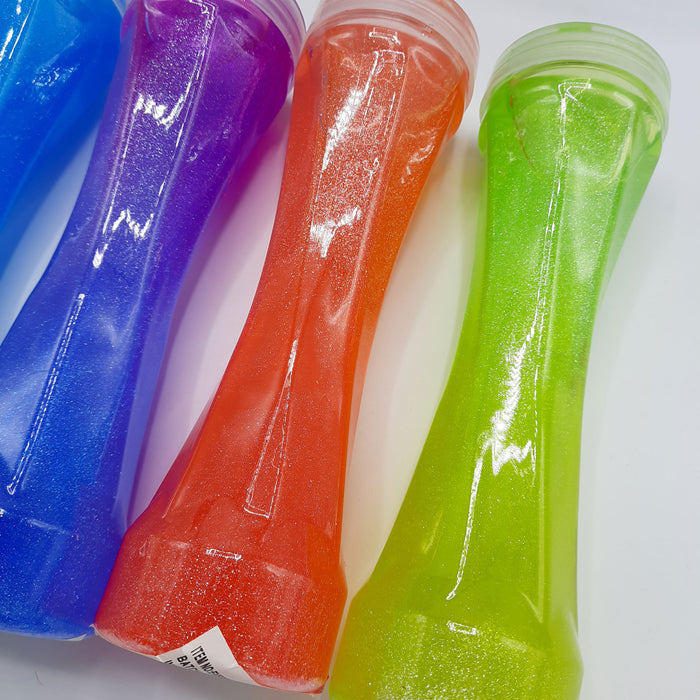 Flesh Crystal Mud - Slime - Putty Slijm - Glitter Slijm - Slijm Pakket - 6 flesjes in doos (1.6 kg)