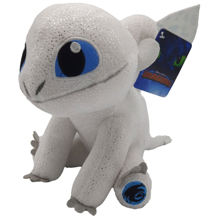 How to train your Dragon / Hoe tem je een Draak - Knuffel - Baby Ligth Fury - "Met echte Glow in the Dark" - 30 cm