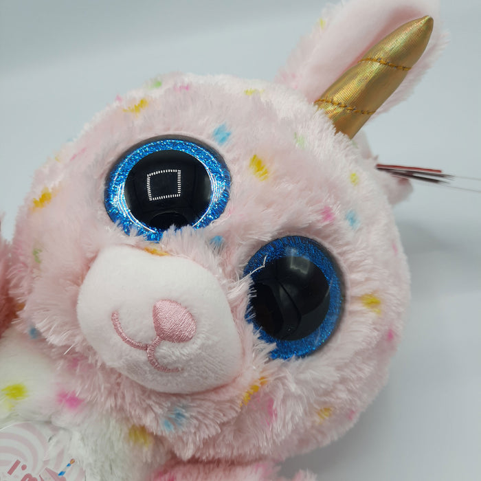 Keel Toys - Animotsu - Birthday Cake Bunny - Knuffel - Met heerlijke zoete geur - 25 cm