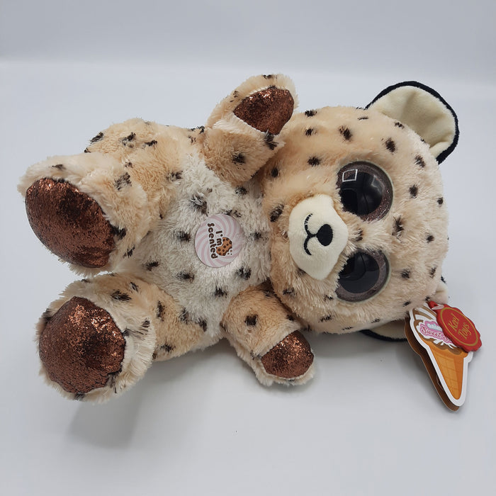 Keel Toys - Animotsu - Choco Cheetah - Knuffel - Met heerlijke zoete chocolade geur - 25 cm