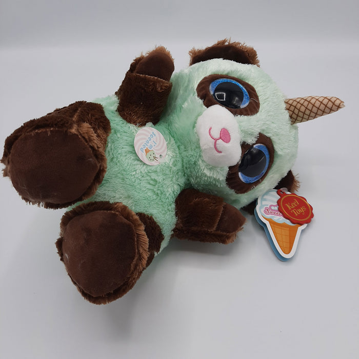 Keel Toys - Animotsu - Mint Choc Chip Panda - Knuffel - Met heerlijke zoete chocolade mint geur - 25 cm
