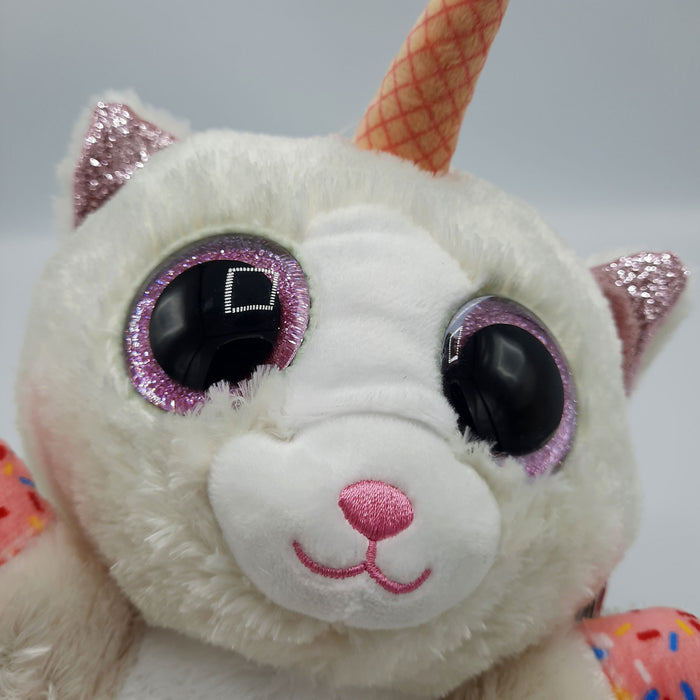 Keel Toys - Animotsu - Vanilla Sprinkle Kitten - Kuscheltier - Mit köstlich süßem Vanilleduft - 25 cm