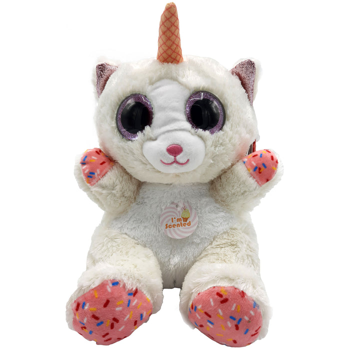 Keel Toys - Animotsu - Vanilla Sprinkle Kitten - Knuffel - Met heerlijke zoete vanille geur - 25 cm