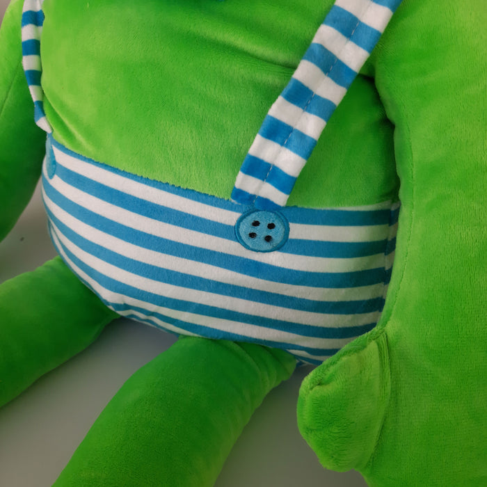 Kikker - Knuffel - Extra Grote Knuffelbeer - XXL - Blauw - Teddybeer - 110 cm
