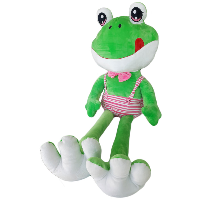 Kikker - Knuffel - Extra Grote Knuffelbeer - XXL - Roze - Teddybeer - 110 cm