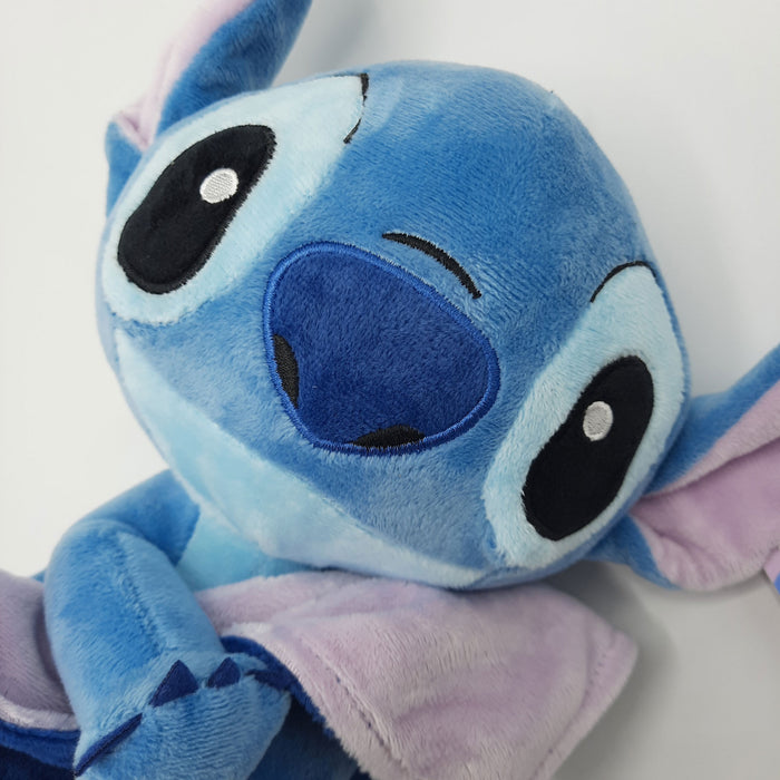 Lilo & Stitch - Stitch - Knuffel met Knuffeldoekje - Disney - Pluche - 23 cm